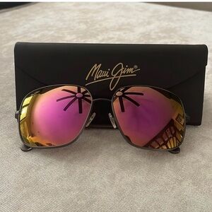 Maui Jim Sunglasses with Rose-Tinted Lenses